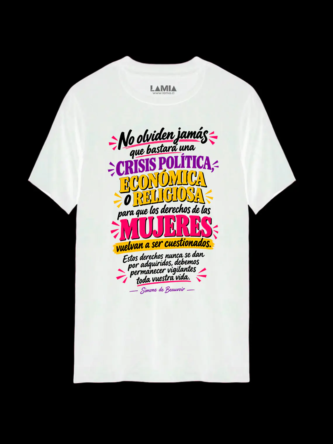 Polera Simone de Beauvoir Línea Premium #21 2