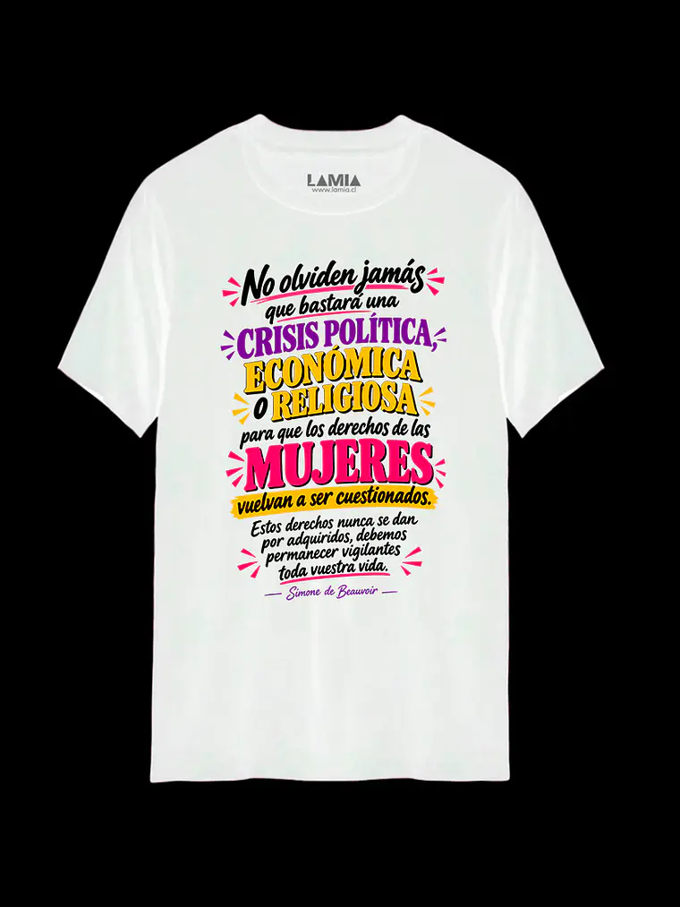Polera Simone de Beauvoir Línea Premium #21 2