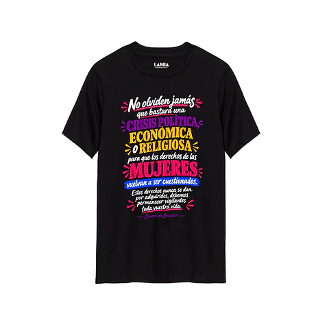 Polera Simone de Beauvoir Línea Premium #21