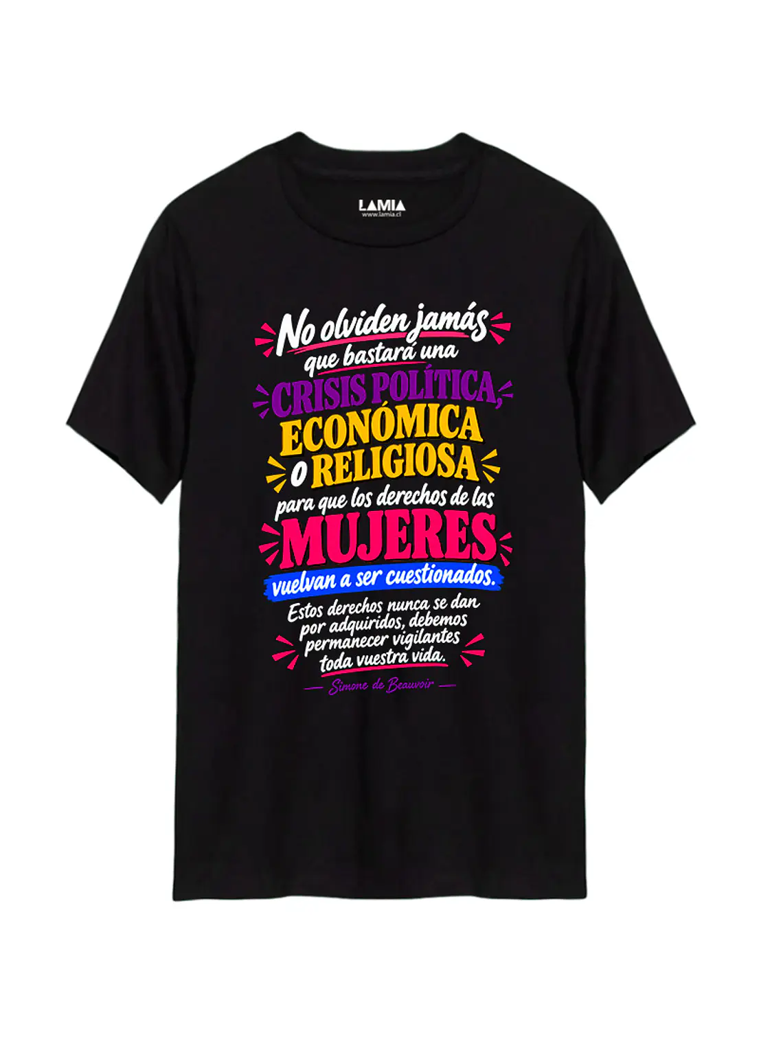 Polera Simone de Beauvoir Línea Premium #21 1