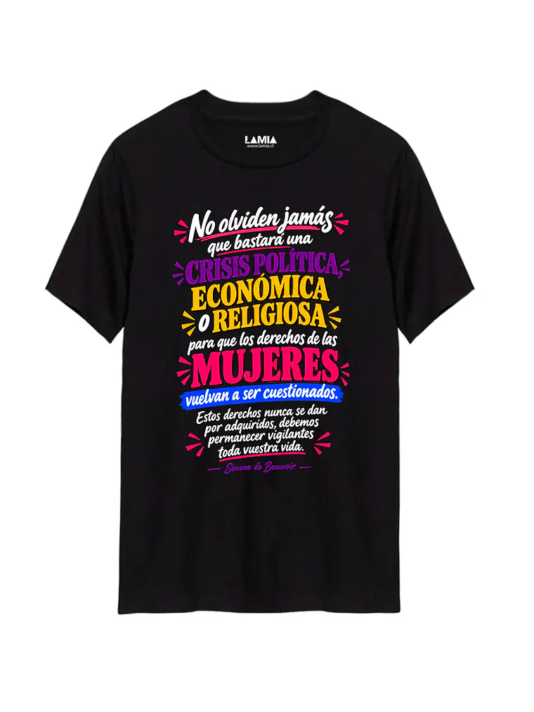 Polera Simone de Beauvoir Línea Premium #21 1