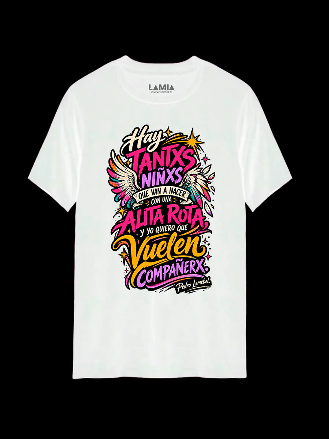 Polera Pedro Lemebel Línea Premium #25 2