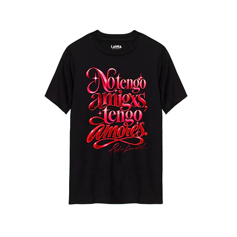 Polera Pedro Lemebel No tengo amigxs, tengo amores Línea Premium #27