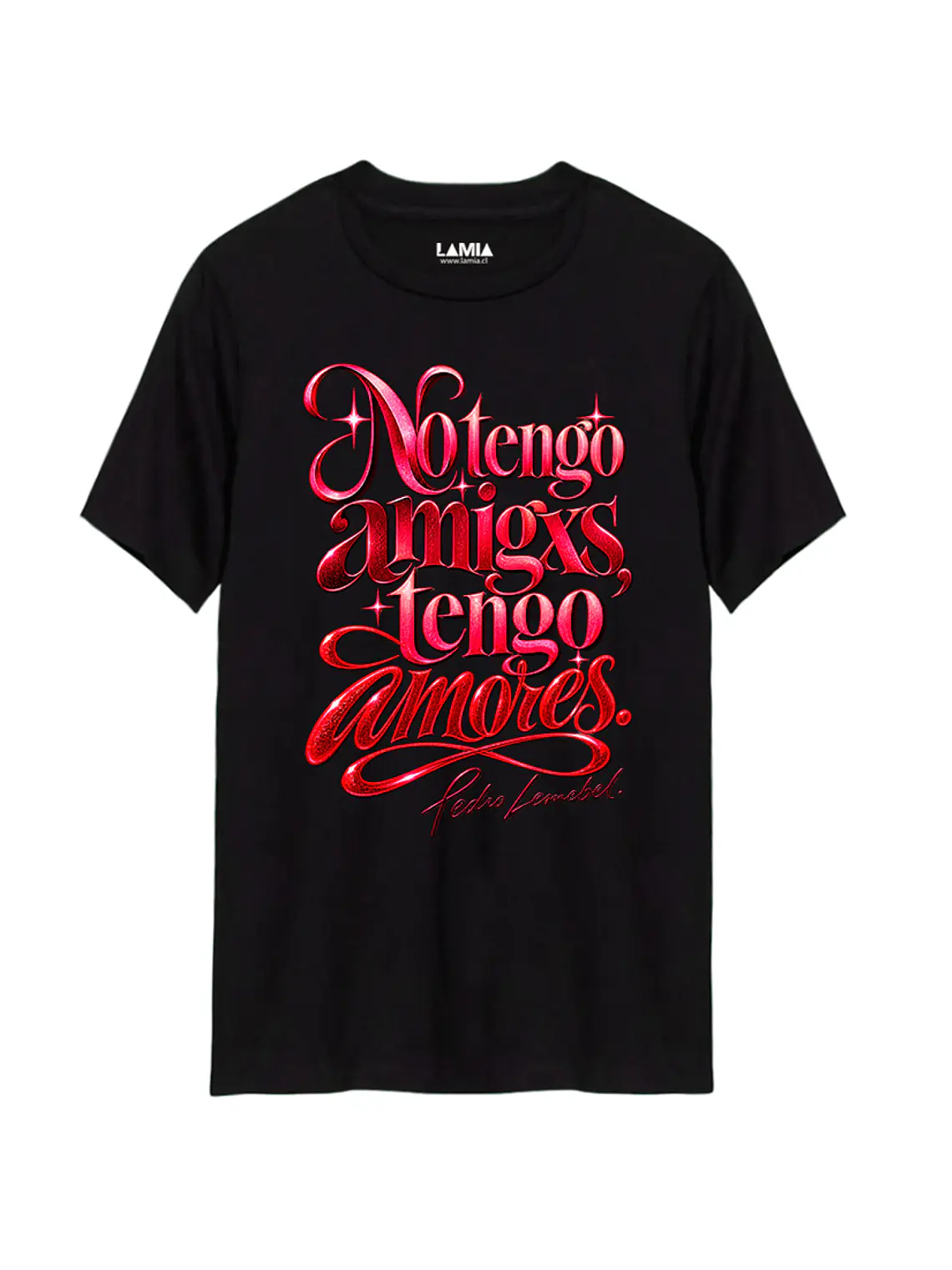 Polera Pedro Lemebel No tengo amigxs, tengo amores Línea Premium #27 1