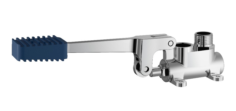 Llave temporizada al pie con pedal