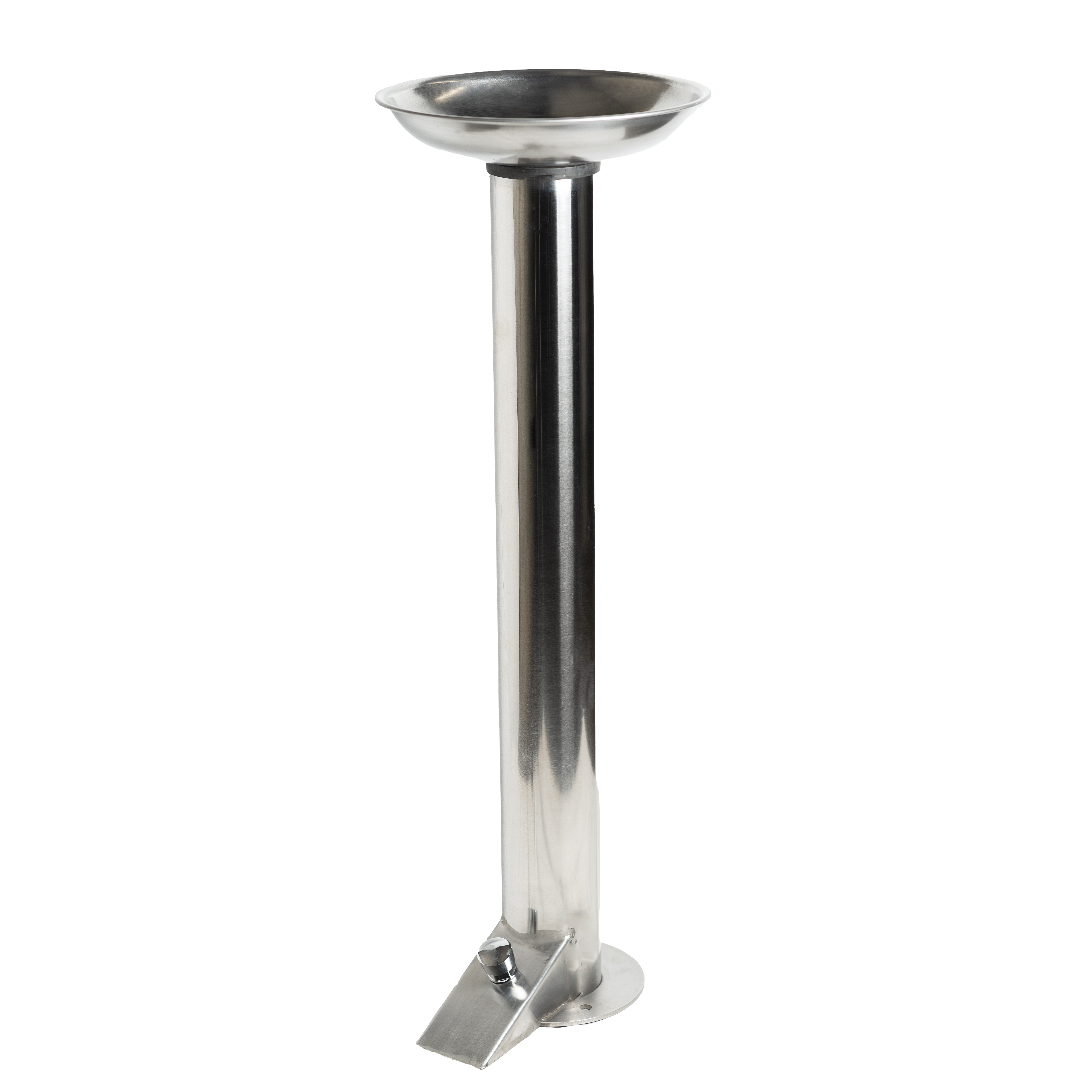Bebedero de Acero Inoxidable de 90 cm, con pulsador al pie.