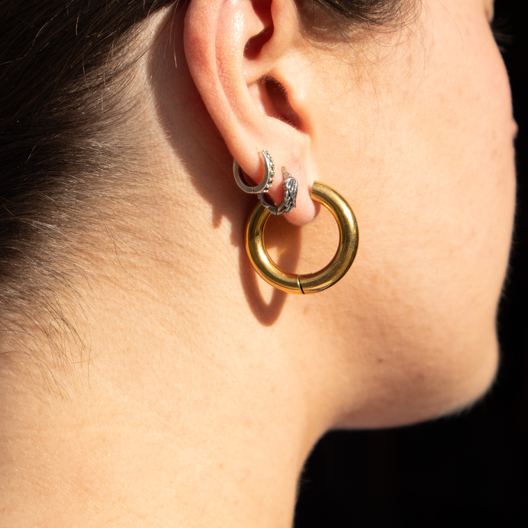 Argolla Base Dorada (Elige tamaño S,M,L) 4