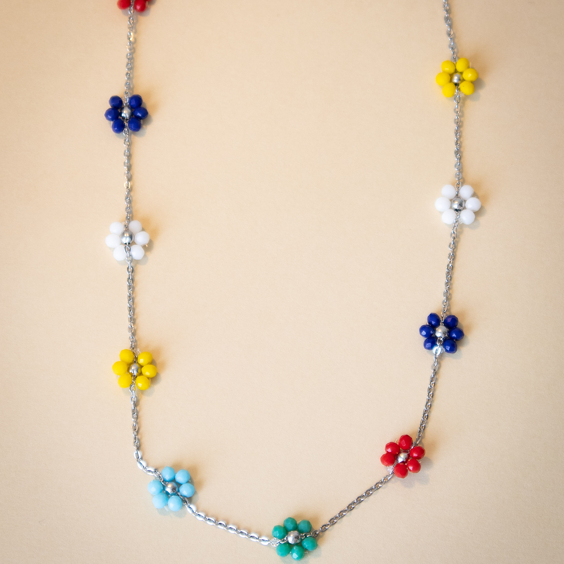 Collar Bloom Copihue Plateado 1