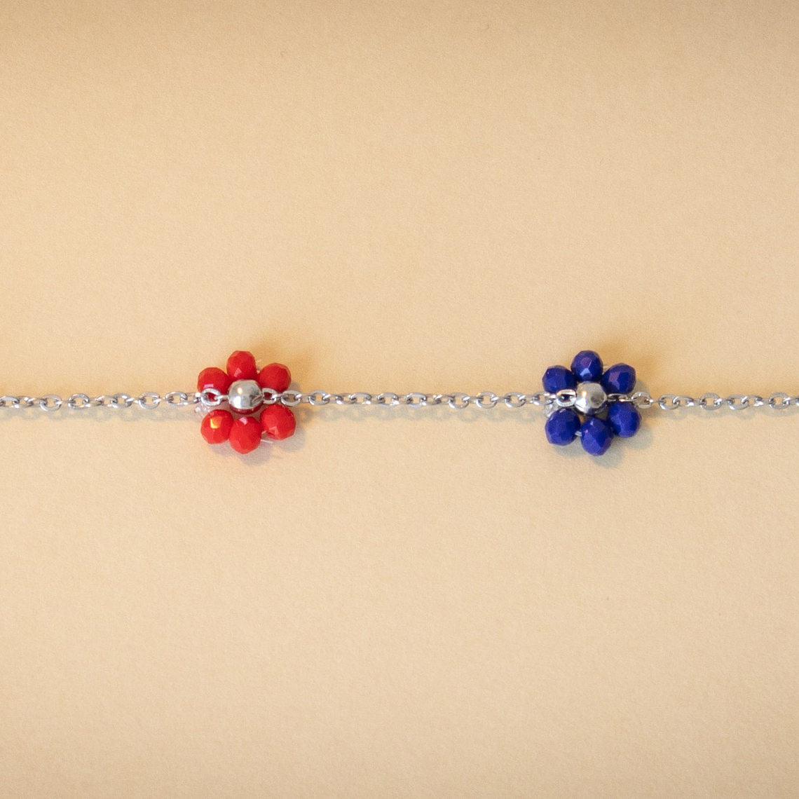 Collar Bloom Copihue Plateado 3