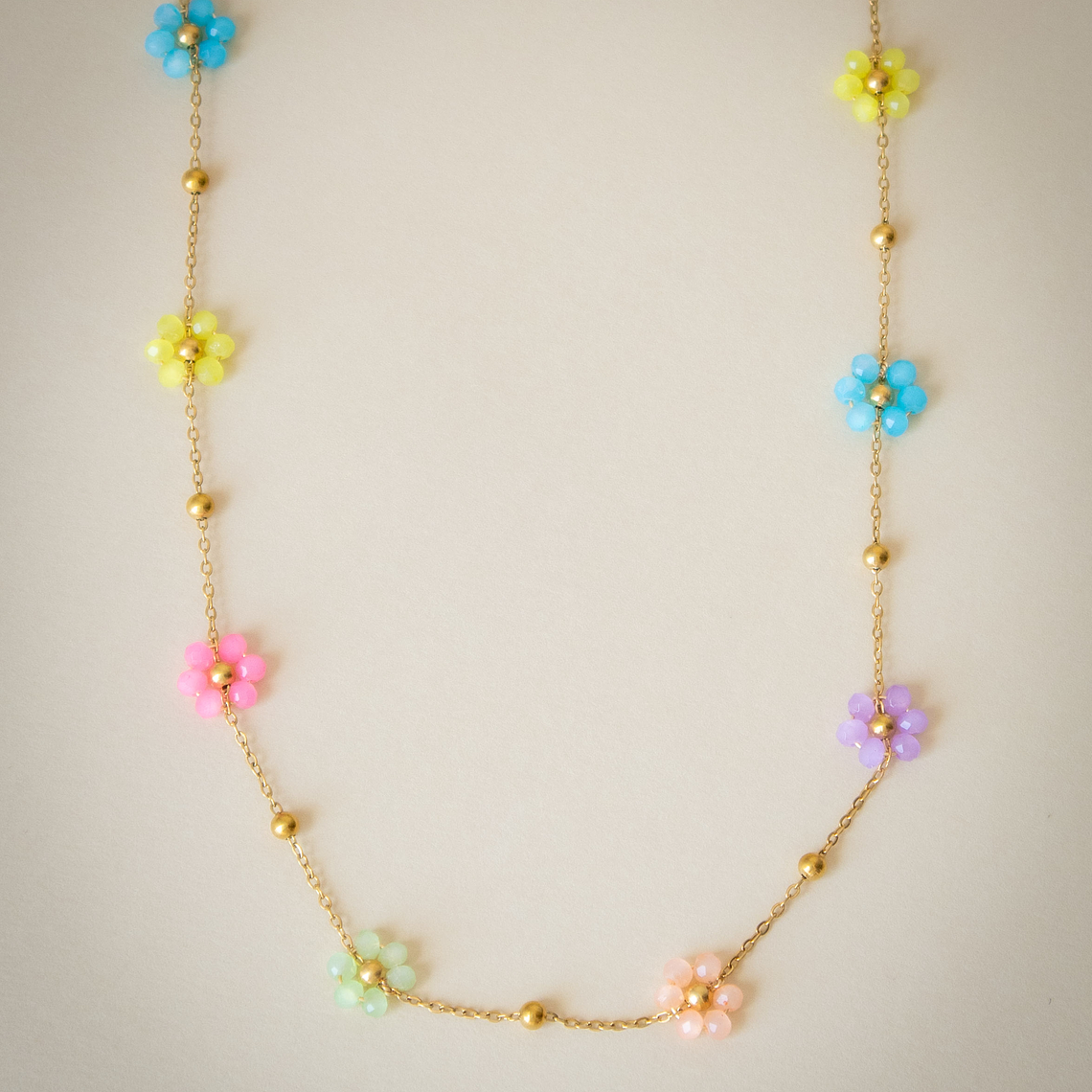 Collar Bloom Pastel Gold 4