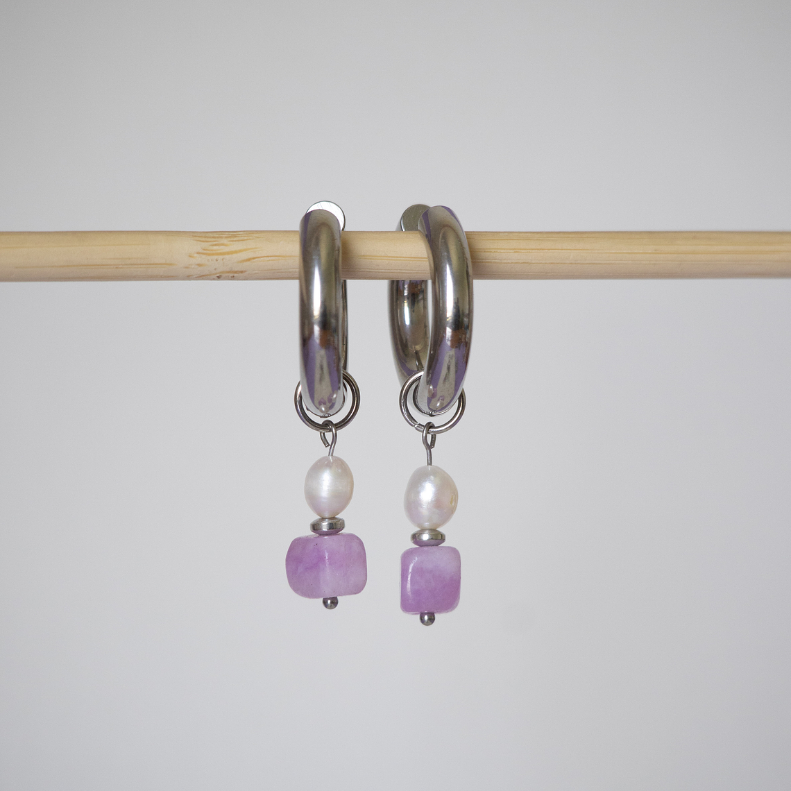 Charms Perlita Piedra Lila Silver 2