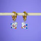 Charms Paloma Cerámica Tricolor Gold - Miniatura 2