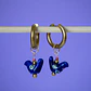Charms Pájaro Cerámica Azul Gold - Miniatura 4