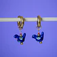 Charms Pájaro Cerámica Azul Gold - Miniatura 3