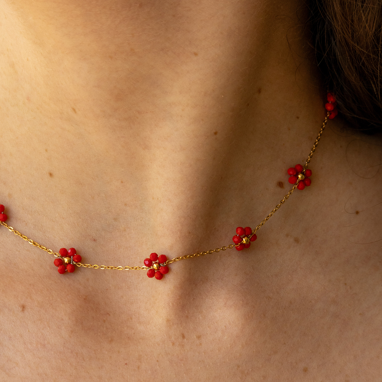 Collar | Bloom Rojo 1