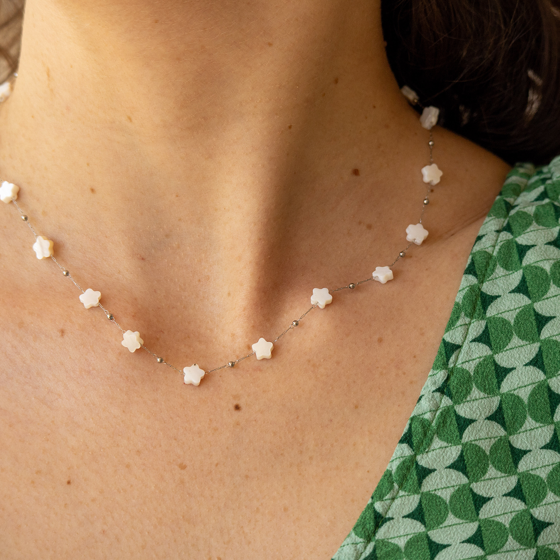Collar | Estrellas Blancas  1