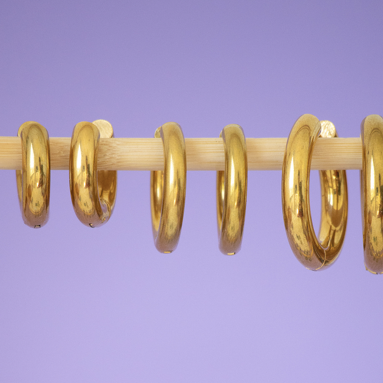 Argolla Base Dorada (Elige tamaño S,M,L) 1