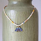 Collar | Seda Amarilis Mariposa Azul - Miniatura 1
