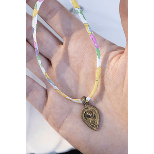 Collar | Seda Amarilis Gota Bronce