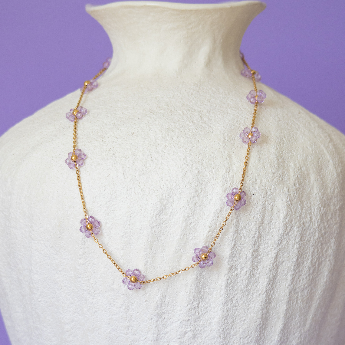 Collar | Bloom Lila Vidriado 1