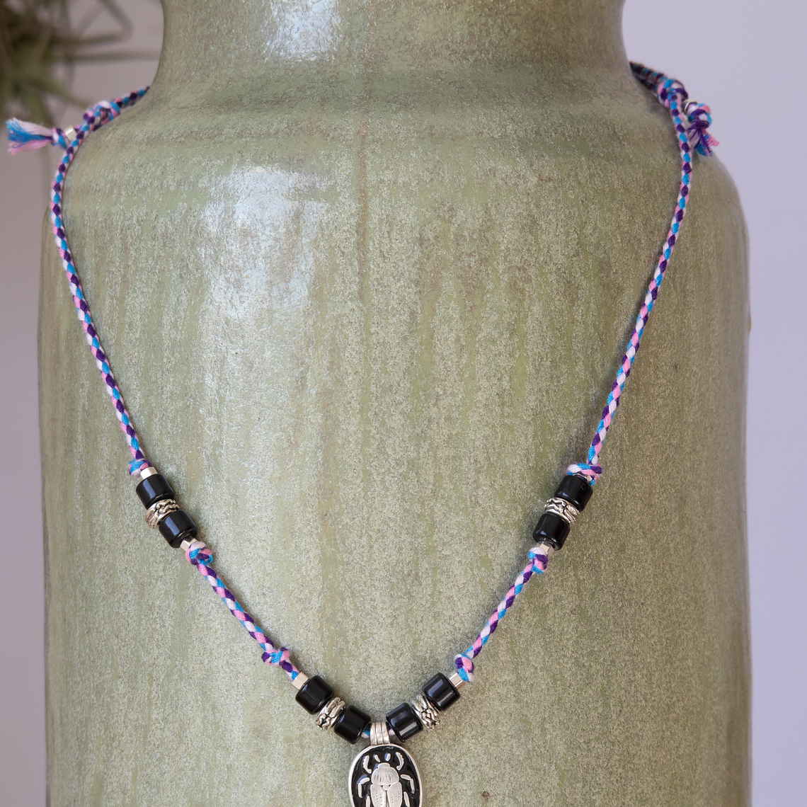 Collar | Trenzado Escarabajo Silver 2