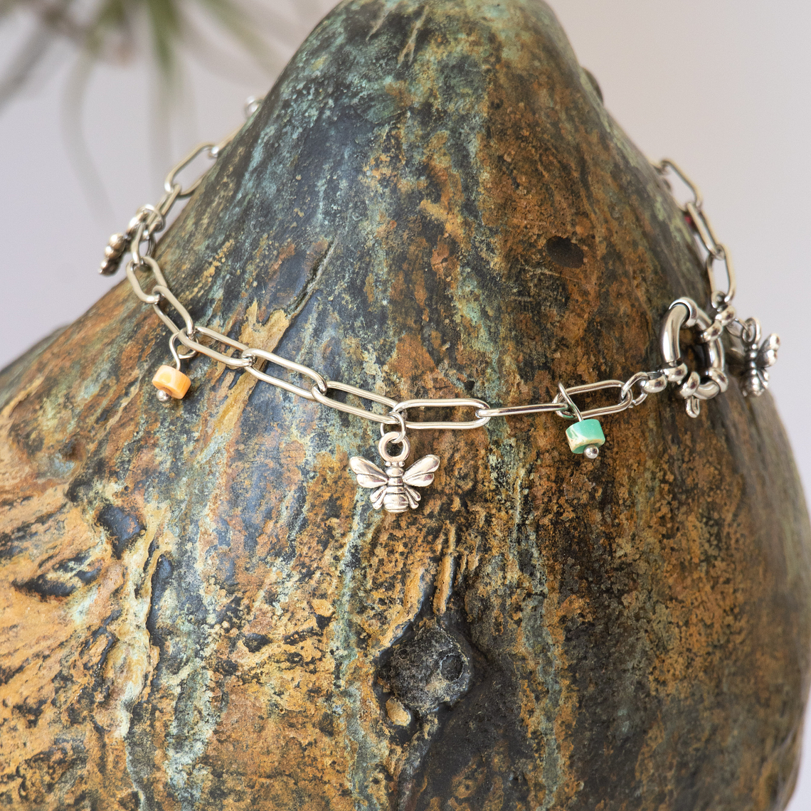 Tobillera | Abeja Silver 1