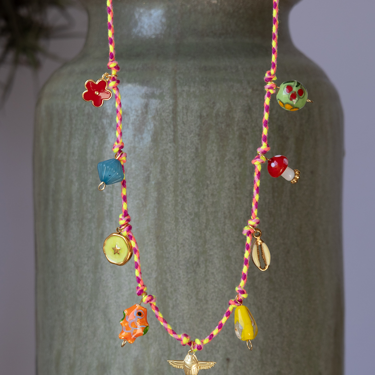 Collar | Trenzado Escarabajo Gold 2