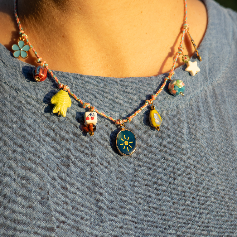 Collar | Trenzado Cherry Colores 2