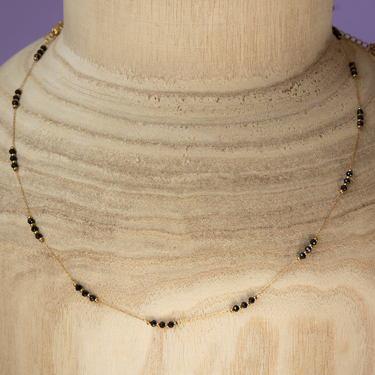 Collar | Amapola Negro 1