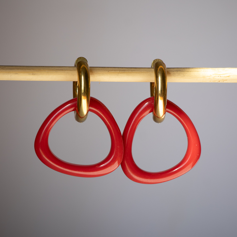 Charms Forma Irregular Rojo 4