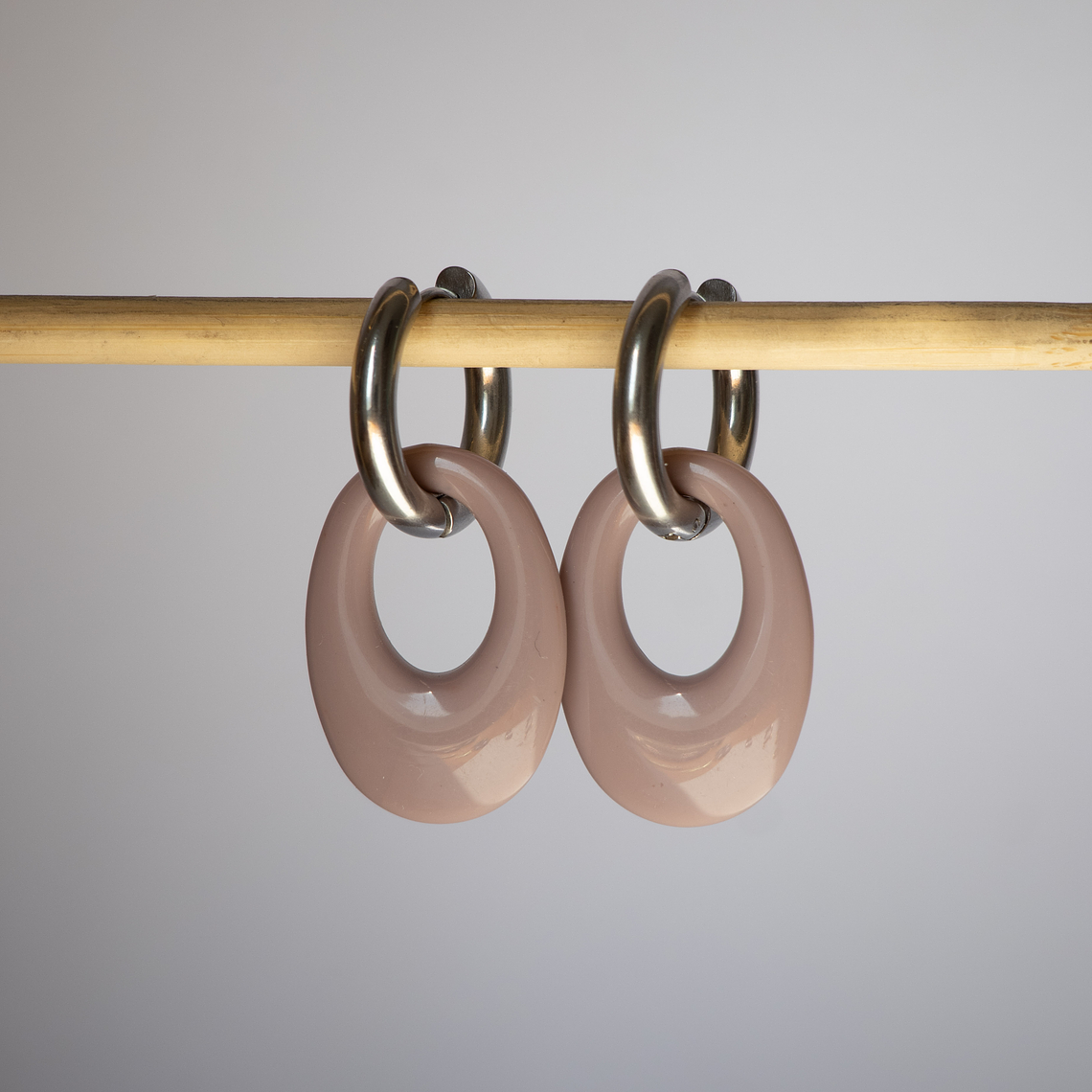 Charms Óvalos Palo Rosa 4