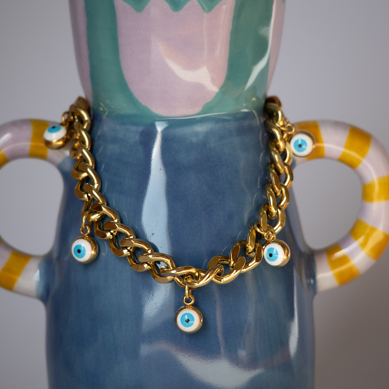 Pulsera | Ojos Protectores Blancos 1