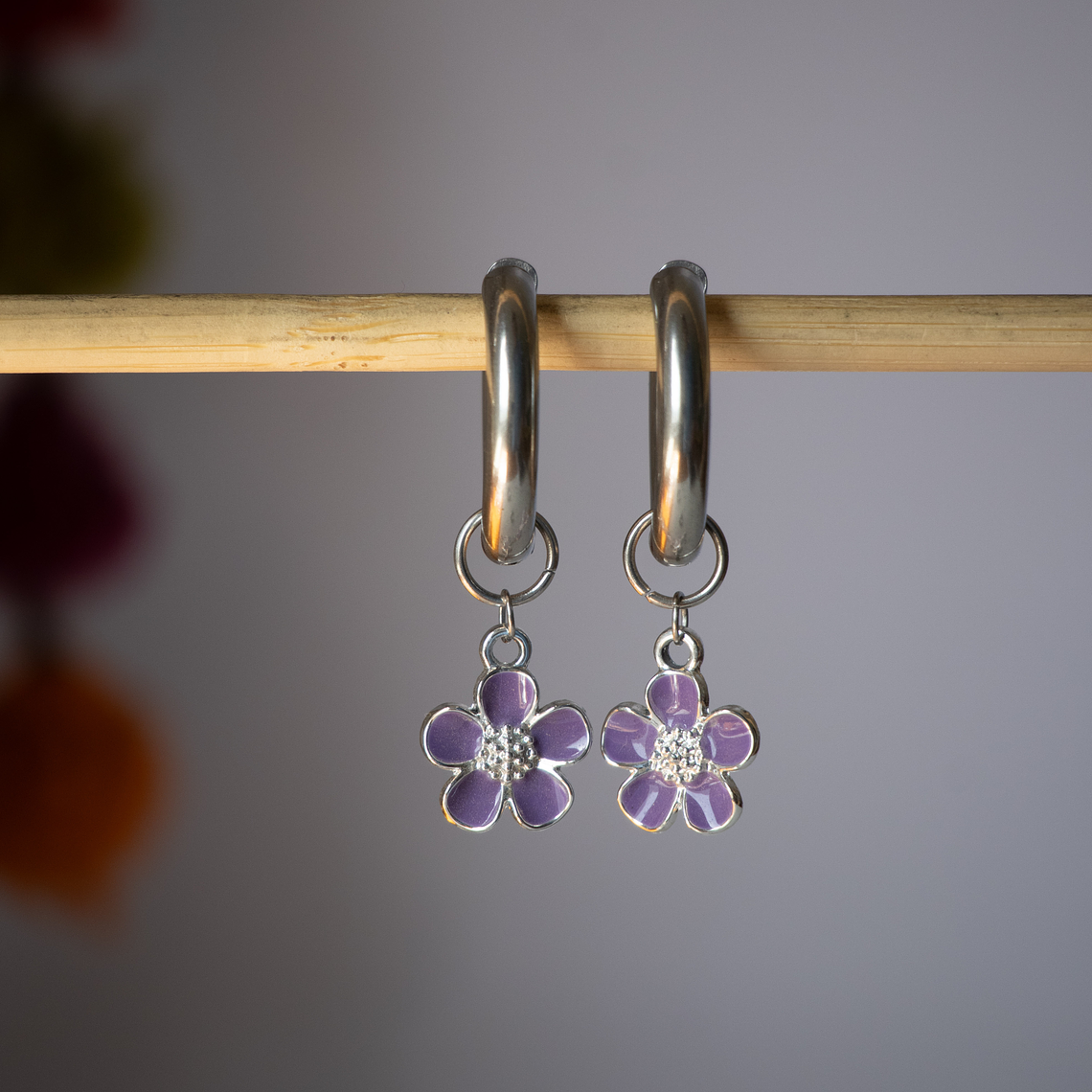 Charms Flores Moradas 1