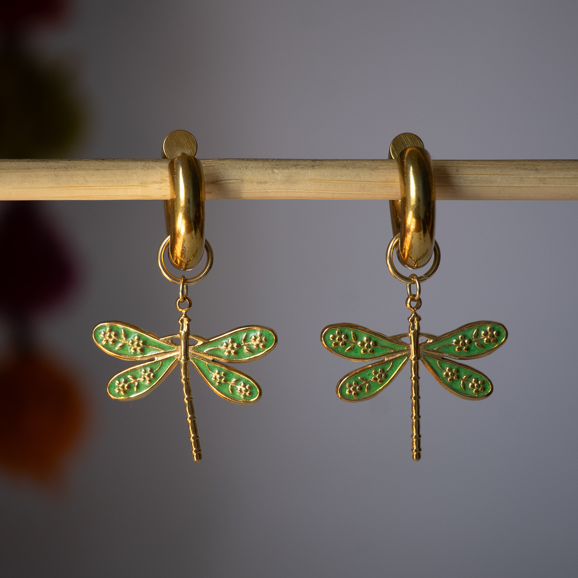 Charms Libélula Verde 2