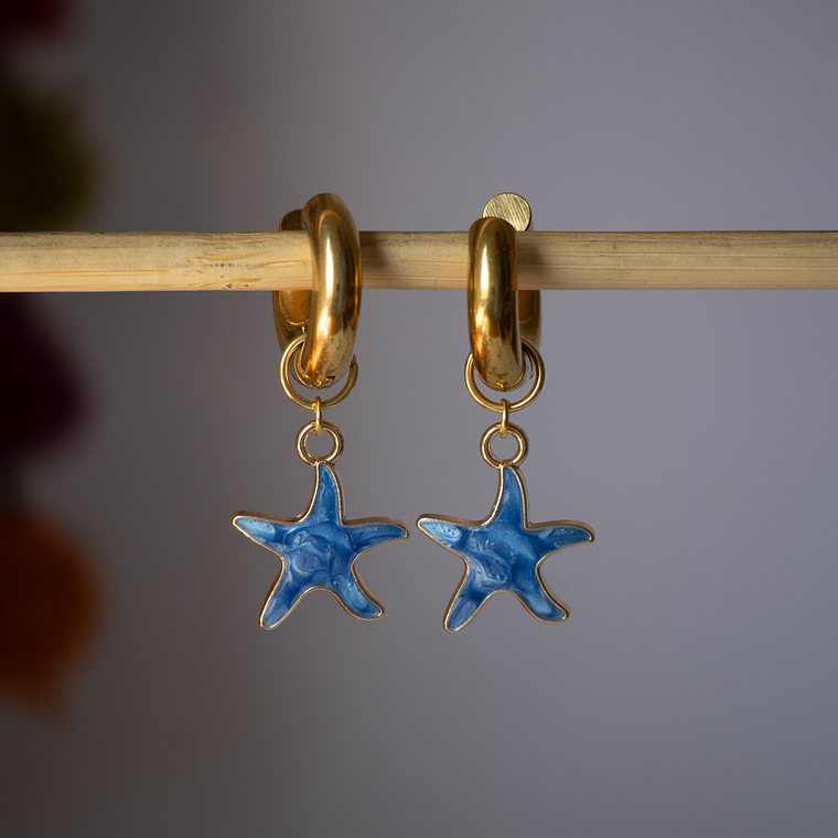 Charms Estrella de Mar Azul Gold 2