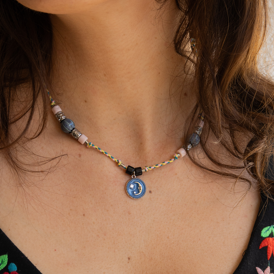 Collar | Trenzado Blue Moon 2