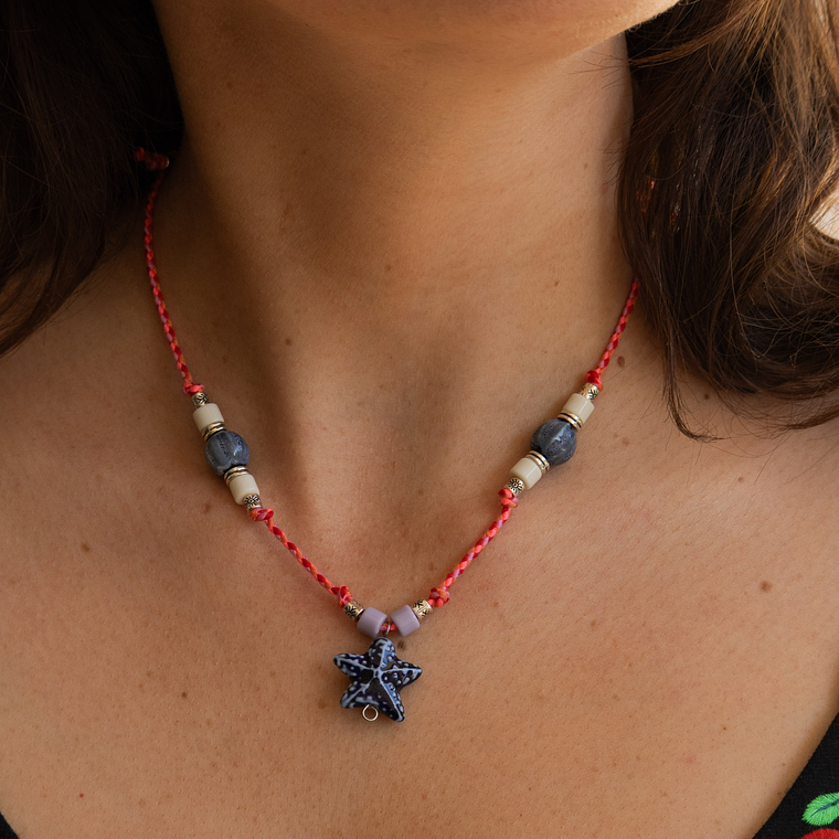 Collar | Trenzado Blue Sunset  1