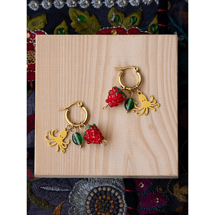 Aros Frambuesa Pulpo