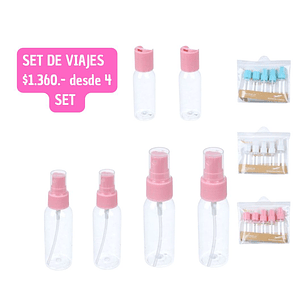 SET DE VIAJE ( 4 SET)