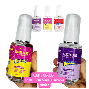 ACEITE CAPILAR SERUM BUBBALUU (3UNID)