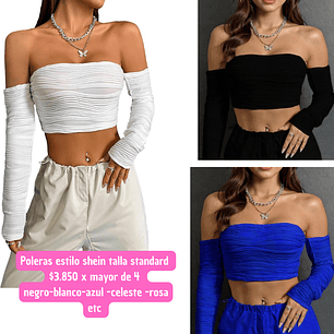 POLERAS ESTILO SHEIN (4UNID)