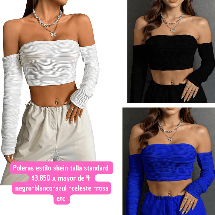 POLERAS ESTILO SHEIN (4UNID) 1