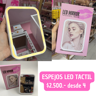 ESPEJOS LED TACTIL (4UNID)