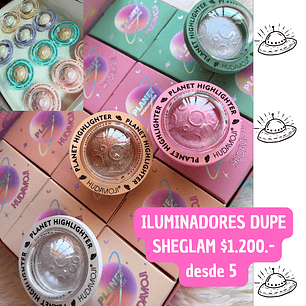 DUPE ILUMINADOR SHEGLAM (5UNID)