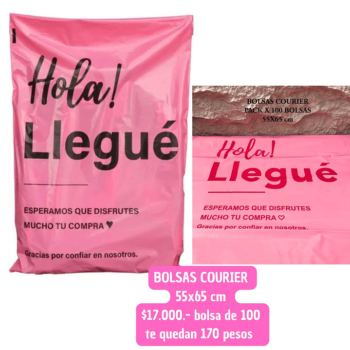 BOLSA COURIER 55X65 CM (100 UNID) 1