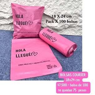 BOLSA COURIER 18X24  CM (100 UNID)