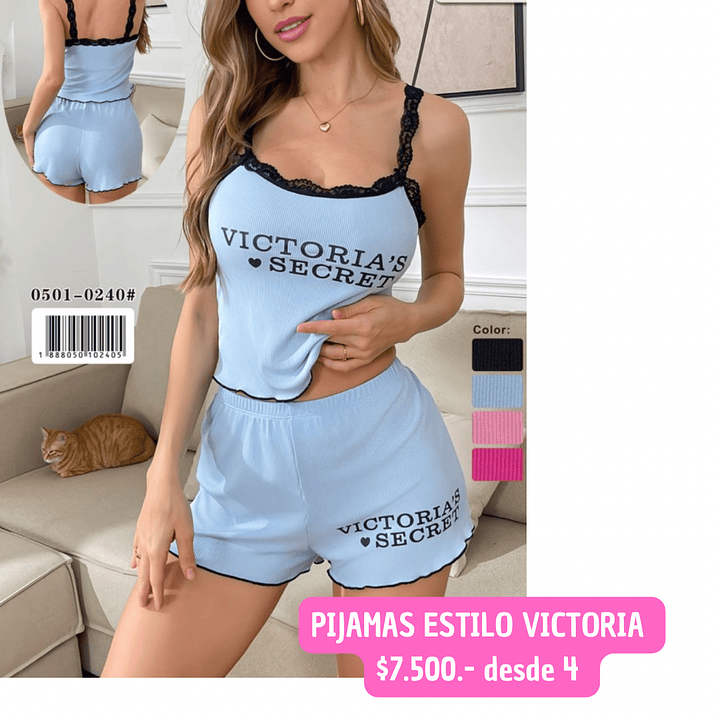 PIJAMA VICTORIA CORTO (4unid) 1