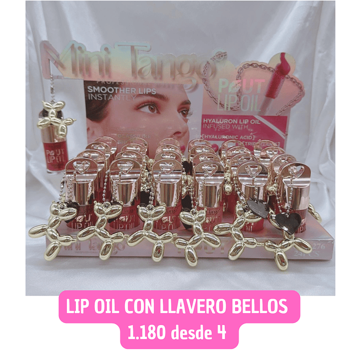 LIP OIL CON LLAVERO PERRITO (4UNID) 1