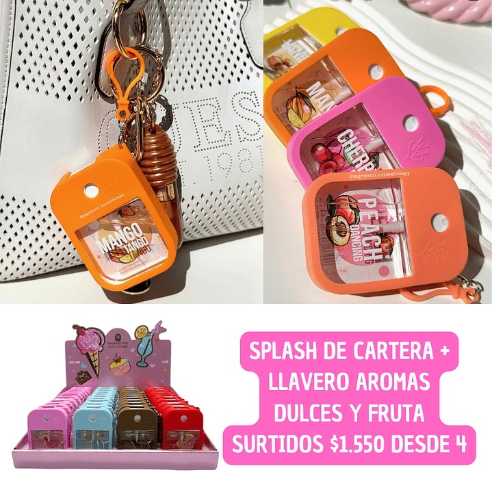 SPLASH DE CARTERA LLAVERO SURTIDO (4UNID) 1