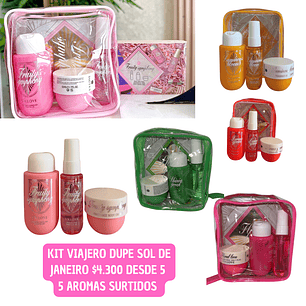 KIT VIAJERO DUPE SOL DE JANIERO (5UNID)